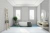 Picture of Happy Floors - Monochrome Hexagon White