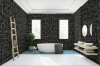 Picture of Happy Floors - Vertex 6 x 6 Black Line