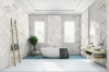 Picture of Happy Floors - Statuario Luxe Herringbone Mosaic Statuario