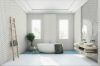 Picture of Happy Floors - Blanco Large Hexagon Blanco Polished