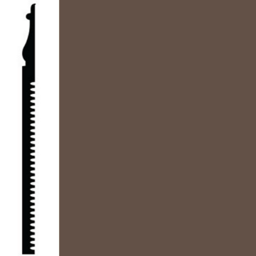 Picture of Roppe - Contours Wall Base 55 Nobility Biscotti