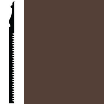 Picture of Roppe - Contours Wall Base 55 Nobility Espresso