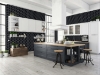 Picture of Happy Floors - Vibrant Hexagon Black