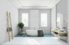 Picture of Happy Floors - Artisan Brick Flat and Beveled Mosaic White Beveled