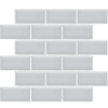 Picture of Happy Floors - Artisan Brick Flat and Beveled Mosaic Pearl Beveled
