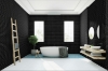 Picture of Happy Floors - Artisan Brick Flat and Beveled Mosaic Black Flat