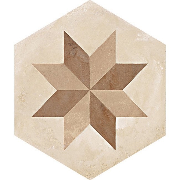 Picture of Marca Corona - Terra Hexagon Deco Stella C