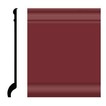 Picture of Roppe - Pinnacle Plus Wall Base 90 Intrigue Cinnabar