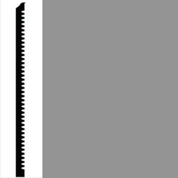 Picture of Roppe - Pinnacle Plus Wall Base 65 Vertical Asphalt