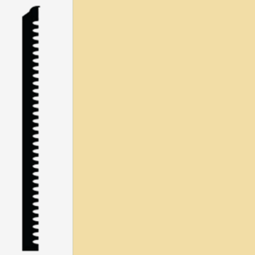 Picture of Roppe - Pinnacle Plus Wall Base 75 Level Buttercup