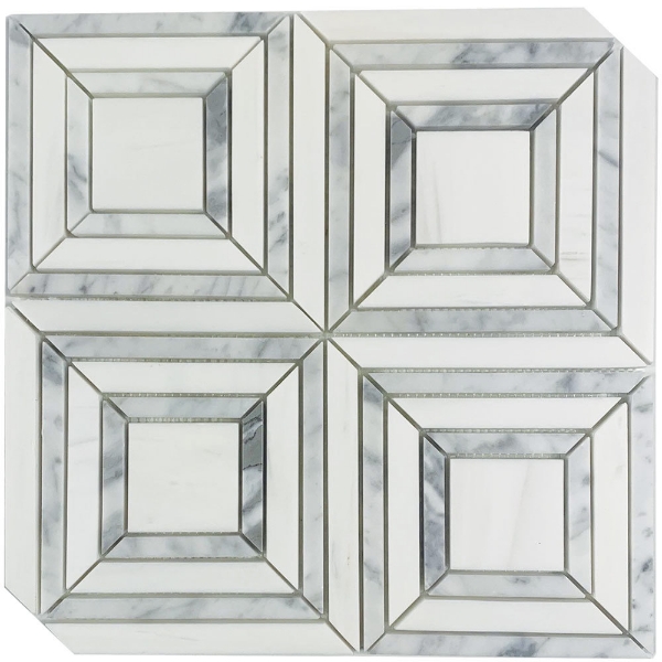 Picture of Tesoro - Metropolitan Waterjet Monet Dolomite Bianco Carrara