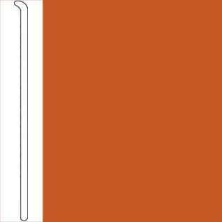 Picture of Tarkett - Traditional Wall Base Toeless .080 4 Inch Tangerine Tango