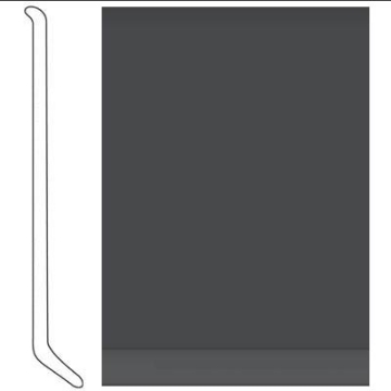 Picture of Tarkett - Traditional Wall Base with Toe .080 6 Inch Charcoal