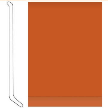 Picture of Tarkett - Traditional Wall Base with Toe .080 6 Inch Tangerine Tango