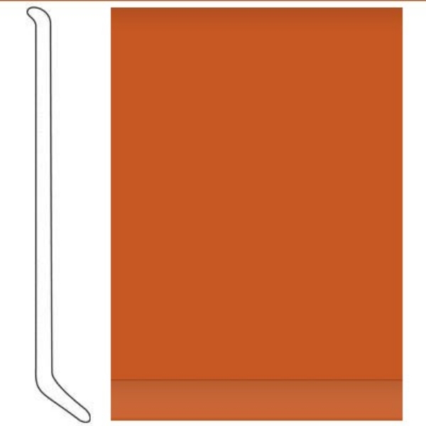 Picture of Tarkett - Traditional Wall Base with Toe .080 4 Inch Tangerine Tango