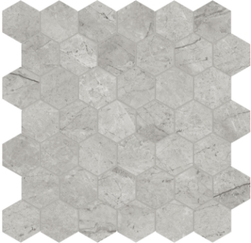 Picture of Tesoro - La Marca 2 Hex Mosaic Matte Paradiso Argento