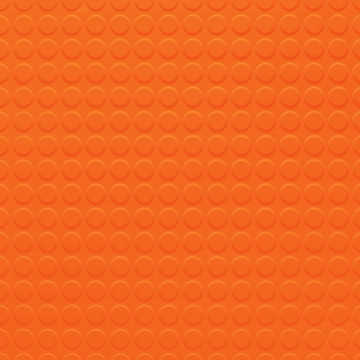 Picture of Johnsonite - Solid Colors Raised Round .155 Tangerine Tango