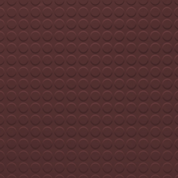 Picture of Johnsonite - Solid Colors Raised Round .155 Burgundy