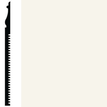Picture of Roppe - Contours Wall Base 55 Nobility Snow