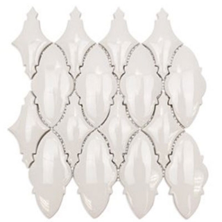 Picture of SOHO Studio Corp - Baroque Ornate Mosaic Blanco