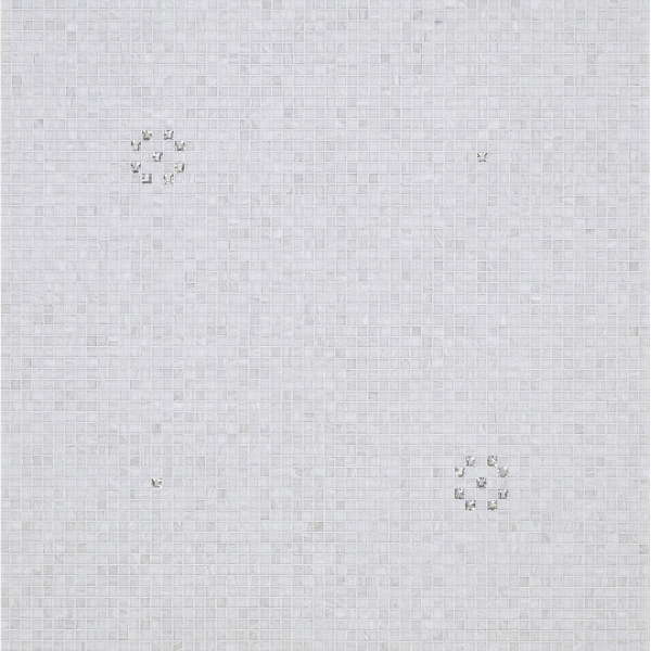 Picture of Bisazza Mosaico - Decori 10 - Stars Stars White