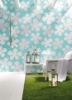 Picture of Bisazza Mosaico - Decori 20 - Glass Flowers New Blue