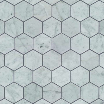 Picture of Shaw Floors - Chateau Hexagon Bianco Carrara