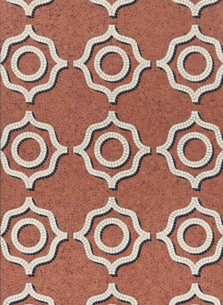 Picture of Bisazza Mosaico - Marmosaico Coronaro Rosso