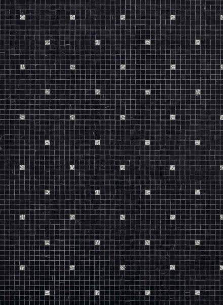 Picture of Bisazza Mosaico - Marmosaico Fiorichiari Nero Platino