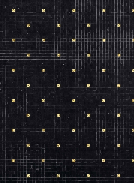 Picture of Bisazza Mosaico - Marmosaico Fiorichiari Nero Oro Giallo