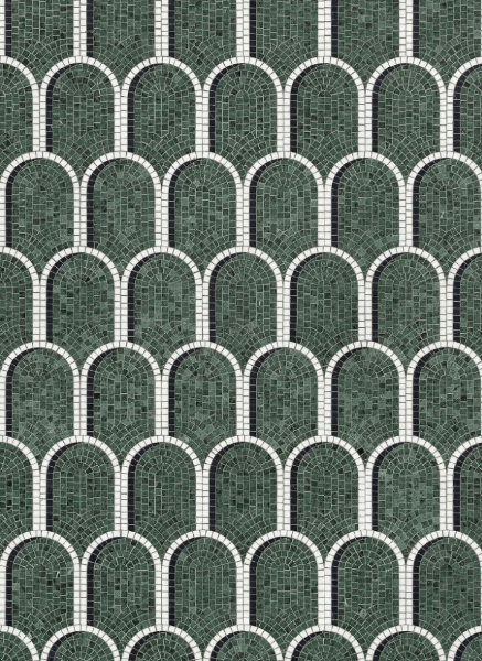 Picture of Bisazza Mosaico - Marmosaico Triennale Verde