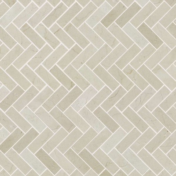 Picture of Shaw Floors - Chateau Herringbone Crema Marfil