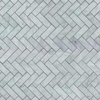 Picture of Shaw Floors - Chateau Herringbone Bianco Carrara