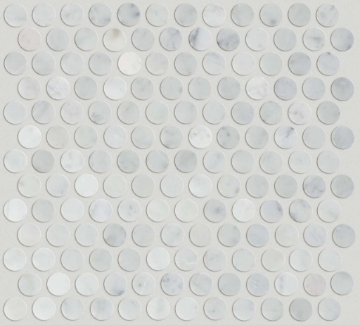 Picture of Shaw Floors - Chateau Penny Round Bianco Carrara