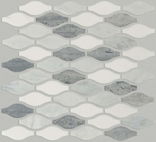 Picture of Shaw Floors - Chateau Ornament Bianco Carrara Blue Grigio Thassos