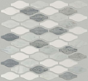 Picture of Shaw Floors - Chateau Ornament Bianco Carrara Blue Grigio Thassos