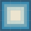 Picture of Bisazza Mosaico - Cementiles Decorations Square Maze Indigo
