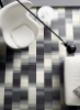 Picture of Bisazza Mosaico - Cementiles Decorations Square Swing Charcoal