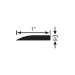 Picture of Roppe #172 Tile Reducer 1/8"