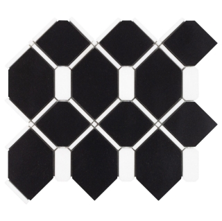 Picture of Anthology Tile - Panache Midnight Silhouette