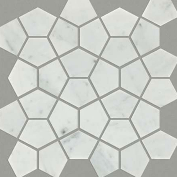 Picture of Shaw Floors - Estate Mosaic Pentagon Bianco Carrara