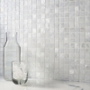 Picture of SOHO Studio Corp - Pearl Mosaic 1 x 1 White Flat Squares
