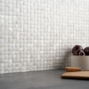 Picture of SOHO Studio Corp - Pearl Mosaic 3D Squares Dome White