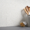 Picture of SOHO Studio Corp - Pearl Mosaic 3D Squares Weave White