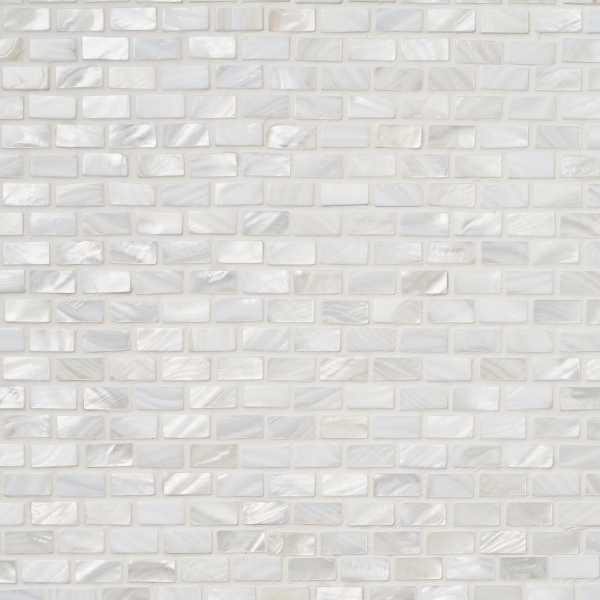 Picture of SOHO Studio Corp - Pearl Mosaic Bricks White Flat Mini Brick