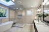 Picture of Elon Tile & Stone - Picket 2 x 6 Mosaics Cross-Cut Light Ivory Travertine