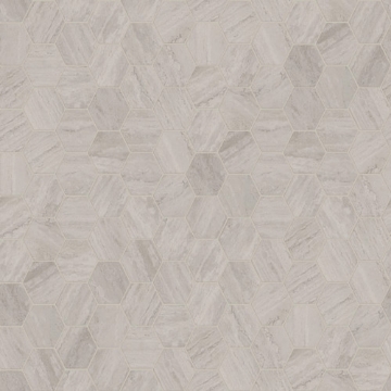 Picture of Shaw Floors - Natural Strata Hexagon Mosaic Grey