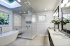 Picture of Elon Tile & Stone - Petal Mosaics White Thassos Carrara Honed