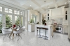 Picture of Elon Tile & Stone - Herringbone Mosaics 1 x 4 Pearl White Honed