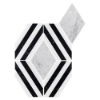 Picture of Elon Tile & Stone - Jewel Waterjet Carrara White Thassos China Black